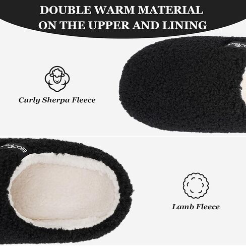 Ergofoot Arch Support Slippers Orthopedic Slippers لالتهاب اللفافة الأخمصية ، Sherpa Fleece Style -Machine غير قابلة للانزلاق في الهواء الطلق. in Saudi Arabia