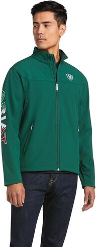 Ariat Male New Team Softshell MEXICO Jacket Verde XX-Large in Saudi Arabia