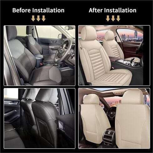 مجموعة كاملة من أغطية مقاعد السيارة تناسب سوبارو امبريزا 2012-2025 2026 وسادة مقعد من الجلد الصناعي صفين و5 مقاعد مقاومة للماء ومضادة للانزلاق ملحقات داخلية للسيارات (الخط الأحمر) in Saudi Arabia