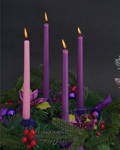 Viyffo Taper Candles – Black Halloween Candle Sticks, 10 Inch Vampire Blood Drip Bleeding Candles, Set of 4 Unscented Candlesticks for Spooky Gothic Decor and Creepy Vampire Room in Saudi Arabia