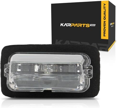 KarParts360 For Toyota Camry 2012 13 14 15 16 2017 License Light Assembly Driver And Passenger Side | Pair | CAPA | Clear Lens | ABS Plastic | With Bulb(s) | Replacement For TO2870105 | 81270-06031 in Saudi Arabia