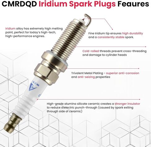 حزمة ملف الإشعال UF529 وشمعات إشعال إيريديوم مزدوجة x4، متوافقة مع 2005-2016 Audi A3 A4 A5 A6 A7 Q7 R8 S4 TT 2006-2016 Volkswagen Golf VW Jetta MK5 MK6 GTI Rabbit Passat CC OE# 06E905115 in Kuwait