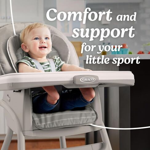 Graco Table2Table Lux Highlicair ، 6 مراحل متزايدة من كرسي الرضع العالي إلى كرسي وطاولة طفل كبير ، Rhodes in Saudi Arabia