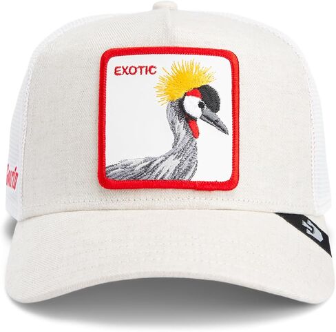 قبعة Goorin The Vicious Snake Trucker Hat، خشب الأبنوس، مقاس واحد للبالغين، للجنسين in Saudi Arabia
