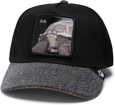 قبعة Goorin The Vicious Snake Trucker Hat، خشب الأبنوس، مقاس واحد للبالغين، للجنسين in Kuwait