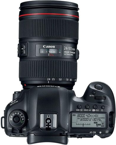 Canon EOS 5D Mark IV DSLR Camera (الجسم فقط)-إطار كامل 30.4 ميجابكسل DSLR مع فيديو 4K ، بكسل ثنائي البكسل و Wi-Fi (1483C002) in Saudi Arabia