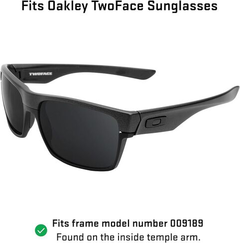 Revant Replacement Lenses for Oakley TwoFace (Low Bridge Fit) sunglasses, Anti-Scratch and Impact Resistant in Saudi Arabia