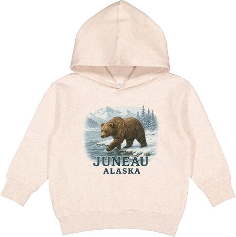 inktastic Juneau Alaska Bear Scenic Wilderness Toddler Hoodie in Kuwait