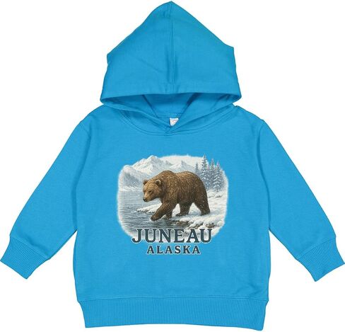 inktastic Juneau Alaska Bear Scenic Wilderness Toddler Hoodie in Kuwait