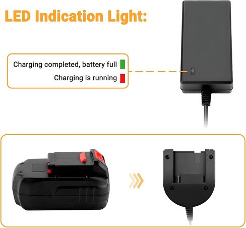 Shentec 2 حزمة بطارية بديلة Ni-MH 4.5Ah 18V متوافقة مع كابل Porter PC18B PCC489N PCMVC PCXMVC (يتضمن شاحن بطارية Ni-MH/Ni-Cd) in Saudi Arabia