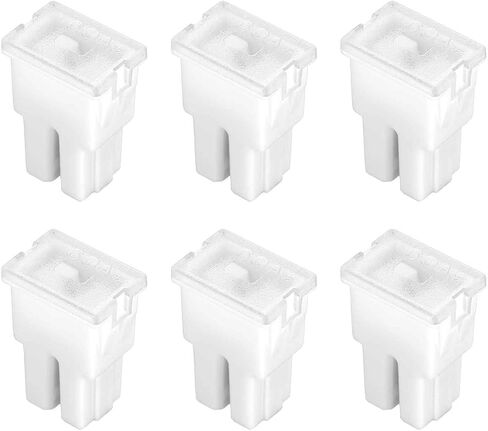 MECCANIXITY 6pcs Cartridge Fuse, 32VDC 40A Female Terminal Automotive Assortment J Case Fuse for Car, Truck, RV, Boats, Green in Saudi Arabia