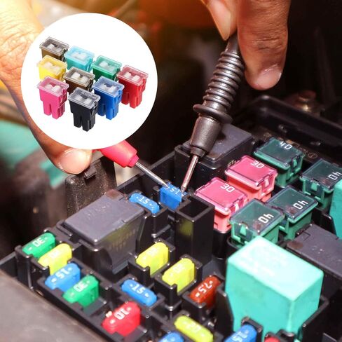 MECCANIXITY 6pcs Cartridge Fuse, 32VDC 40A Female Terminal Automotive Assortment J Case Fuse for Car, Truck, RV, Boats, Green in Saudi Arabia