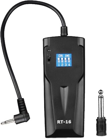 GODOX RT-16 Flash Trigger Set for Photo Monolight Studio Strobe, Universal 433MHz 16 Channels Wireless Trigger 1 Transmitter 2 Receiver Kit, Compatible with Canon Sony Nikon Fuji Olympus Pentax Camera in Saudi Arabia