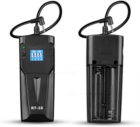 GODOX RT-16 Flash Trigger Set for Photo Monolight Studio Strobe, Universal 433MHz 16 Channels Wireless Trigger 1 Transmitter 2 Receiver Kit, Compatible with Canon Sony Nikon Fuji Olympus Pentax Camera in Saudi Arabia