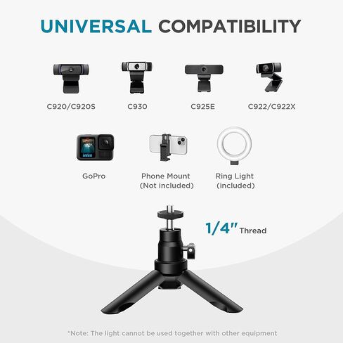 InnoGear Video Conference Light, On-Camera Video Lights for Monitor Desk LED Streaming Lighting with Remote and Touch Control Selfie Zoom Lighting for Computer Webcam Laptop Podcast, Recording in Saudi Arabia