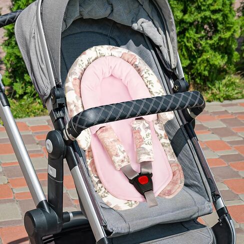 مقعد السيارة للطفل ، الدعم HNHUAMING BABY CAR SET SET HEAD & BODY مع وسادات حزامين ، وسادة إدراج للسيارات الناعمة حديثي الولادة للبنات ، مقعد السيارة ، عربة ، أرجوحة ، حارس ، وردي in Saudi Arabia