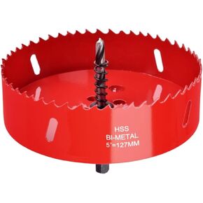2.5 inch Hole Saw with Arbor for Metal Wood Plastic, 2-1/2 in Bimetal Hole Cutter for Different Project with Smooth and Flat Drilling Edge, Fast Chip Removal in Kuwait
