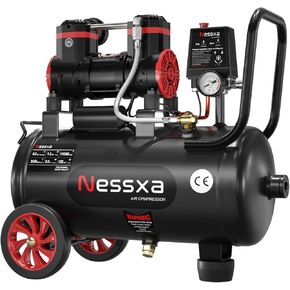 10 جالون ضاغط الهواء المحمول ، 2HP 8.76 CFM@115PSI 70DB ضاغط الهواء الهادئ الخالي من الزيت لإصلاح السيارة ، الرسم ، نهر الخشب ، 110 فولت/60 هرتز in Kuwait