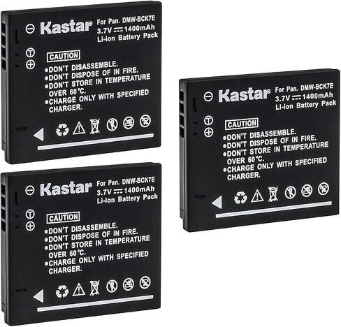 Kastar 1-Pack DMW-BCK7E Battery Replacement for Panasonic Lumix DMC-SZ02, Lumix DMC-SZ1, Lumix DMC-SZ5, Lumix DMC-SZ7, Lumix DMC-TS20 Camera in Saudi Arabia