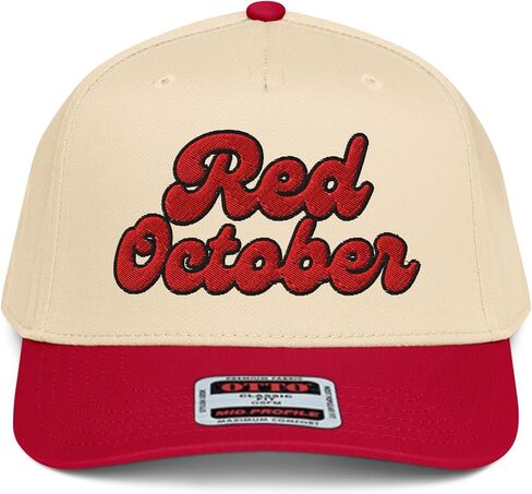 NX1 Retro Red October Philly 2 Tone Hat Embroidered Mid Crown Curved Bill Snapback Philadelphia Cap for Men and Women in Saudi Arabia