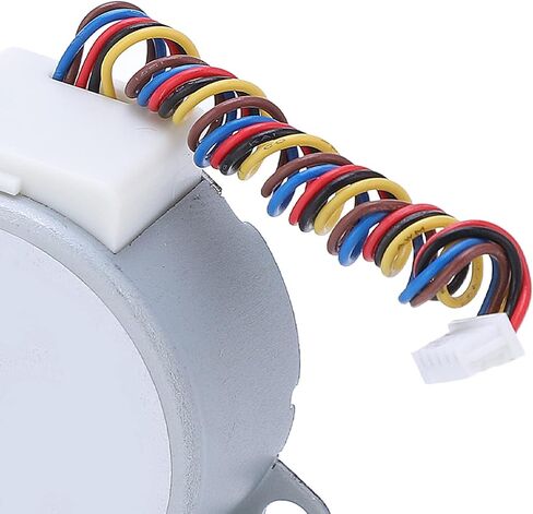 5Pcs DC 5V Stepper Motor, 35BYJ Cable 80N·m Torsion Copper Coil Stepping Motor for Air Conditioner, Circulating Fans, Surveillance Cameras in Saudi Arabia