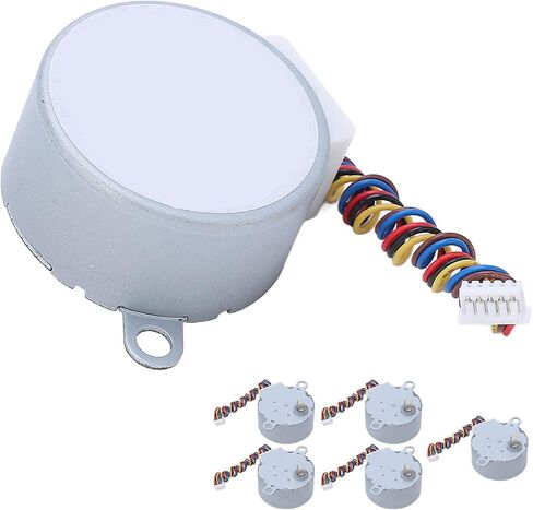 5Pcs DC 5V Stepper Motor, 35BYJ Cable 80N·m Torsion Copper Coil Stepping Motor for Air Conditioner, Circulating Fans, Surveillance Cameras in Saudi Arabia
