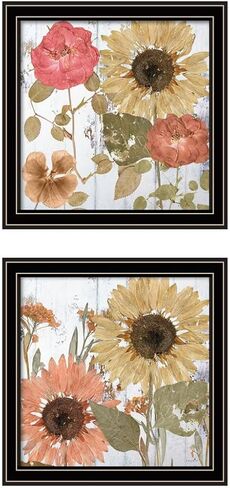 Trendy Decor 4U VSO886-779BG Earth to Petals Collection Wall Art By Sophie 6 - Farmhouse Floral in Saudi Arabia