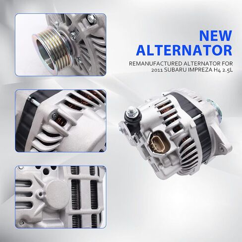 11058N Alternator Compatible with Saab 9-2X 2006, Subaru Forester 2006-2010, Impreza 2004 2005 2006 2007 2008 2009 2010, Impreza Sport 2008-2010 Replacement for 23700AA540 in Saudi Arabia