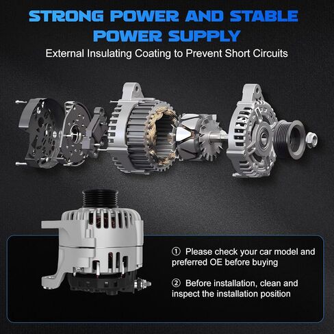 Alternator 11136 100A 7PK for 2005-2018 Avalon, for 2007-2017 Camry, for 2009-2012 RAV4, for 2009-2013 Venza, for 2008-2013 Highlander, for 2007-2009 RX350, 3.5L V6 Alternator 270600P140 in Saudi Arabia