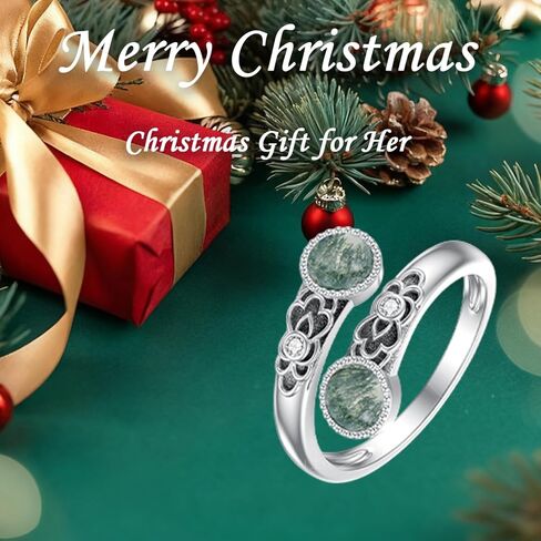 Turquoise/Lapis/Pink Stone Ring 925 Sterling Silver Vintage Floral Ring Adjustable Rings Jewelry Gift for Women in Saudi Arabia