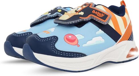 Bluey و Bingo Kids Sneakers يضيء الأولاد والحلقة - الأزرق - 5 in Kuwait