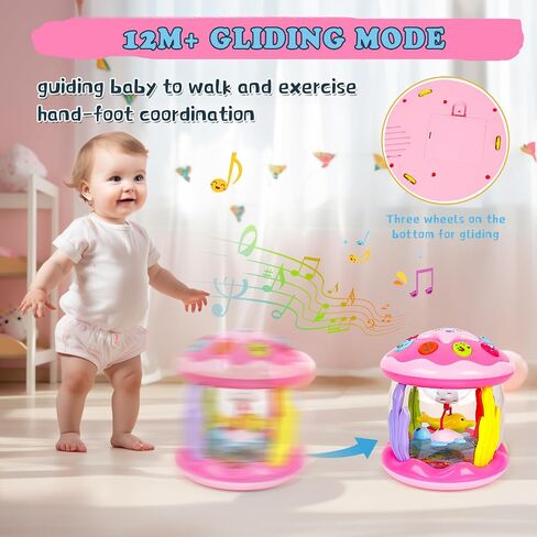 M Sanmersen Baby Boys Toys من 6 إلى 12 شهرًا ، يضيء الأطفال في المحيط ألعابًا موسيقية 0-6 12-18 شهرًا in Saudi Arabia