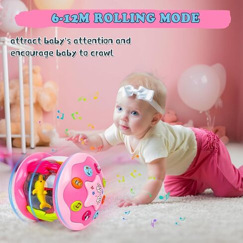 M Sanmersen Baby Boys Toys من 6 إلى 12 شهرًا ، يضيء الأطفال في المحيط ألعابًا موسيقية 0-6 12-18 شهرًا in Saudi Arabia