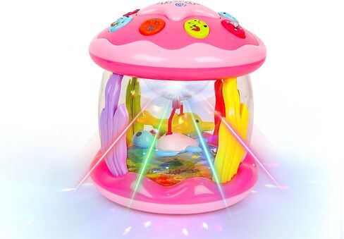 M Sanmersen Baby Boys Toys من 6 إلى 12 شهرًا ، يضيء الأطفال في المحيط ألعابًا موسيقية 0-6 12-18 شهرًا in Saudi Arabia