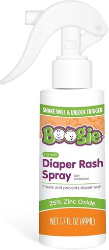 Boogie Diaper Rash Buildle - رذاذ طفح جلدي ، معجون إضافي ، ورذاذ هلام تهيج - أساسيات حقيبة الحفاضات للحديدين الجدد ، الأطفال ، والأطفال الصغار ، يجب أن تكون مجموعة من 3 أطفال in Saudi Arabia