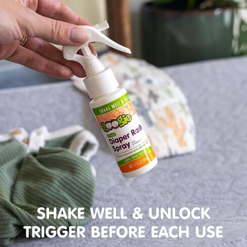 Boogie Diaper Rash Buildle - رذاذ طفح جلدي ، معجون إضافي ، ورذاذ هلام تهيج - أساسيات حقيبة الحفاضات للحديدين الجدد ، الأطفال ، والأطفال الصغار ، يجب أن تكون مجموعة من 3 أطفال in Saudi Arabia