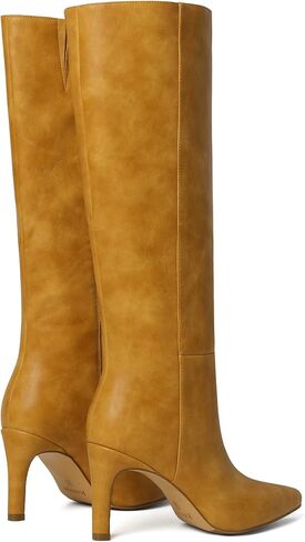 Reitoye Knee High Boots Women Sexy Pointed Toe Stiletto Tall Boots Side Zipper Dress Fashion Boots Shoes in Saudi Arabia