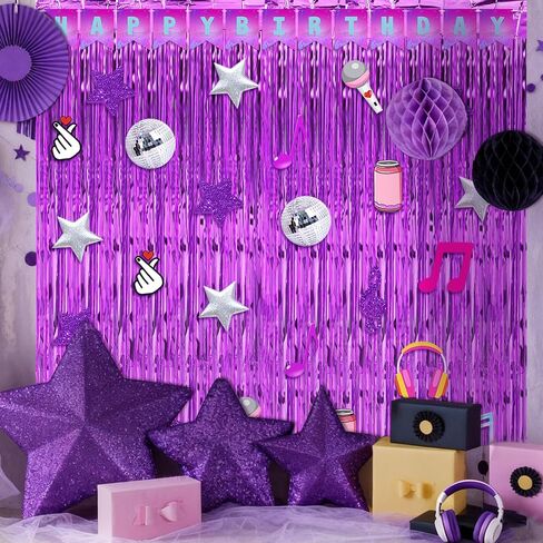 Epakh 39 Pcs Cartoon Sponge Birthday Party Decorations Includes 24 Pieces Paper Cards Decor 13 Pcs Happy Birthday Banner 2 Pieces Foil Fringe Curtain Backdrop for Photo Prop Themed Party Supplies in Saudi Arabia
