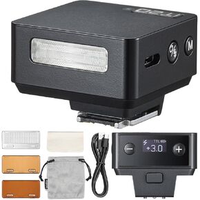 Flash Godox IT20-S لـ Sony ، فلاش TTL Mini مع شاشة بديهية ، وإعادة تدوير 1.5S ، و 700 وميض الطاقة الكامل مع فلاش محمول بطارية USB-C (أسود) in Saudi Arabia