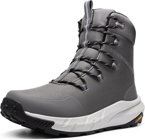 NORTIV 8 Men's Wide Winter Boots Grip on Snow Ice Insulated Waterproof Lightweight Comfortable Hiking Outdoor Boots in Saudi Arabia