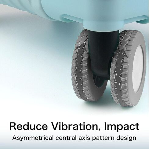 INUSO Upgraded 8Pcs Carry On Luggage Wheel Covers, Scratch-Resistant, Noise-Reducing & Anti-Fall Silicone Suitcase Wheel Protectors for 2-2.4" Spinner Wheel, Essential Travel (Pink-Wearable) in Saudi Arabia