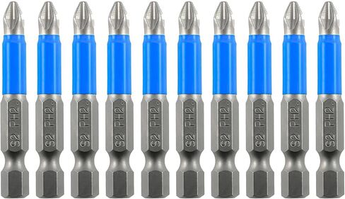 مضاد للانزلاق phillips ph2#2 البراغي البراغي مجموعة 10pcs 1/4 بوصة سداسي سداسي 6 بوصة/150 مم من الصلب S2 مع مغناطي in Kuwait