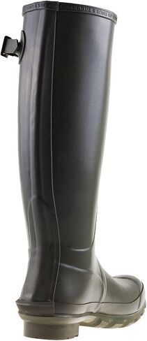 Barbour Womens Bede Snow Waterproof Winter Wellingtons Mid Calf Boots - Black - 8-39 in Saudi Arabia