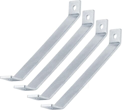 4 Pcs 14⅝ Inches Length 45 Degree Corner Brace for All 1-5/8" Strut Channel, 5.6mm Thickness Heavy Duty Bracket for Strut Mounting in Kuwait