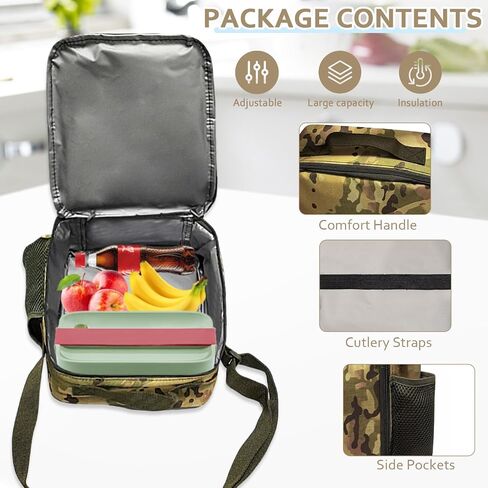 Camo Backpack for Boys backpack for School Bags for Boy Bookbag and Lunch Box Pencil Case Set Children Kids Teens Elementary Middle High School Outdoor Camping (Camo Backpack Set 1) in Saudi Arabia