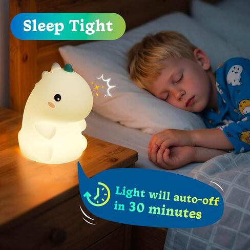 Ghost Night Light for Kids, Cute Nursery Lamp with 19 Interactive Sounds & 3 Light Mode, Rechargeable Silicone Touch Nightlight for Halloween Decor Bedroom Christmas (White Ghost) in Saudi Arabia