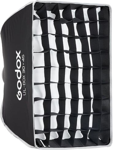 Godox UL-Box 60x90 Centimeters / 24x35 Inches Quick Release Umbrella Softbox – Compact Rectangular Softbox with Diffusers & Fast Setup, Compatible with Bowens Mount in Saudi Arabia