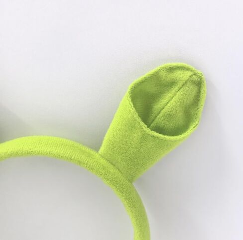 3Pcs Green Ears Headband Princess Crown Necklace Halloween Dress up Costume Accessories Set Women Cosplay Party Supplies in Saudi Arabia
