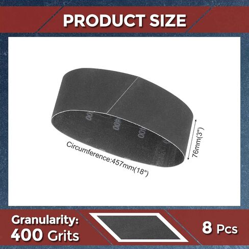 3 Pack Sanding Belts 4 x 54 Inch 320 Grit Silicon Carbide Abrasive Sandpaper for Belt Sander Metal Grinding Wood Working Weld Rust Removal in Saudi Arabia