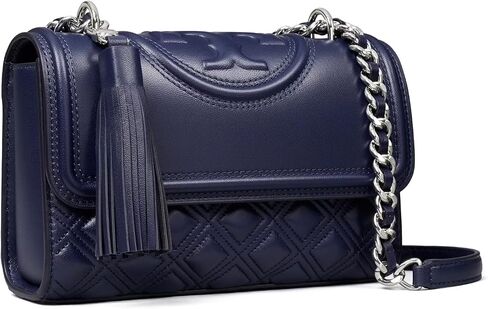 Tory Burch Women's Black Leather Small Fleming Convertible Shoulder Bag in Saudi Arabia